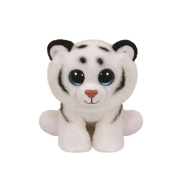 Maskotka Beanie Babies TUNDRA, 24 cm - white tiger