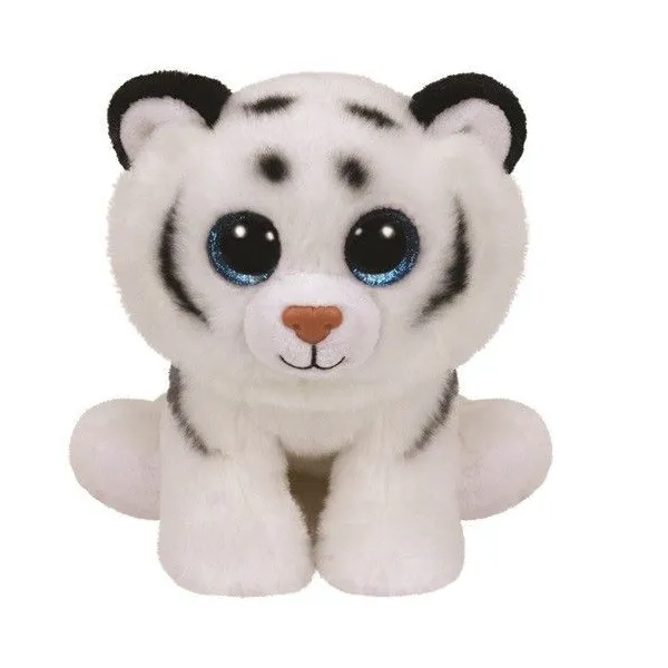 Maskotka Beanie Babies TUNDRA, 24 cm - white tiger