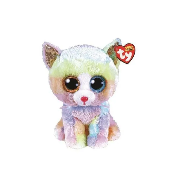 Maskotka TY Beanie Boos - Kot Heather 15 cm