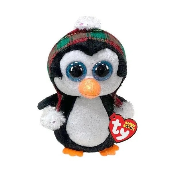 Maskotka Beanie Boos Pingwin świąteczny Cheer 15 cm
