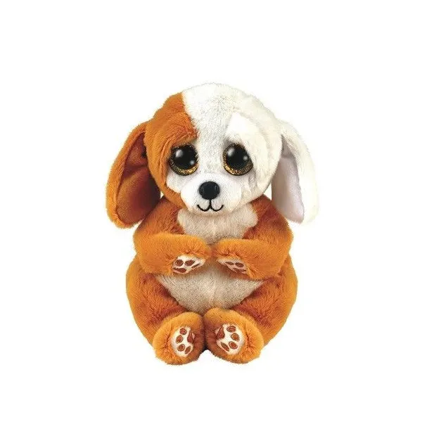 Maskotka TY Piesek brązowo - biały Ruggles 15 cm