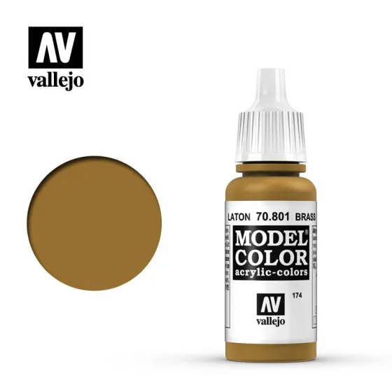 Vallejo 70801 Brass MC174 17ml