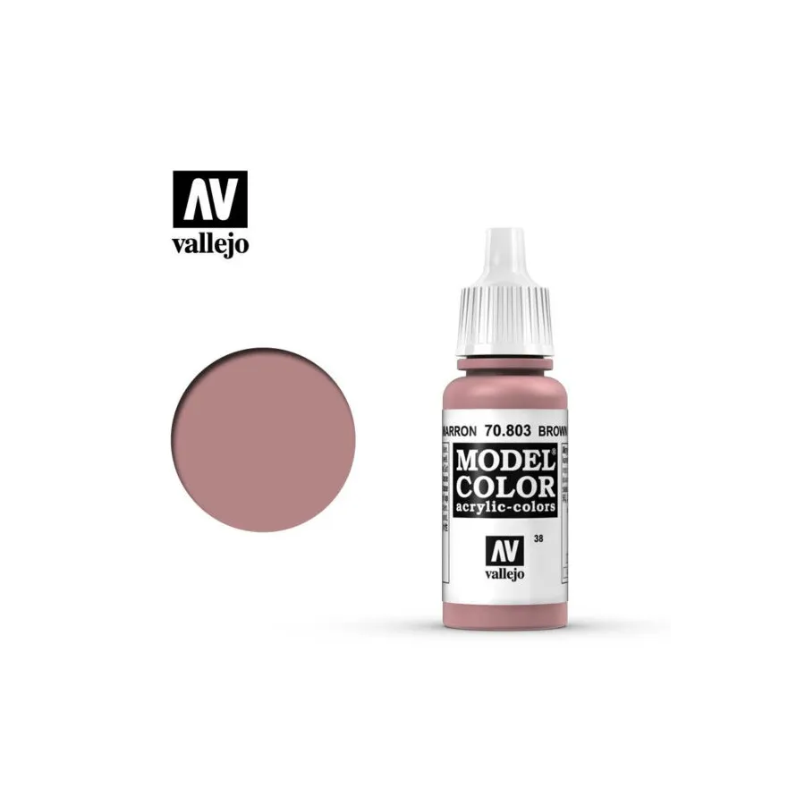 Vallejo 70803 Brown Rose MC038 17ml