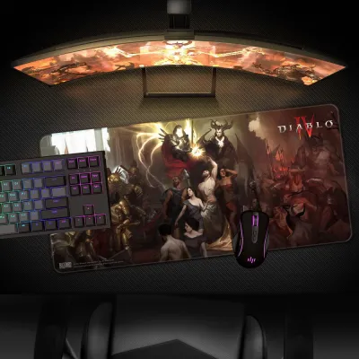 Mousepad Diablo IV - Inarius and Lilith Mousepad XL