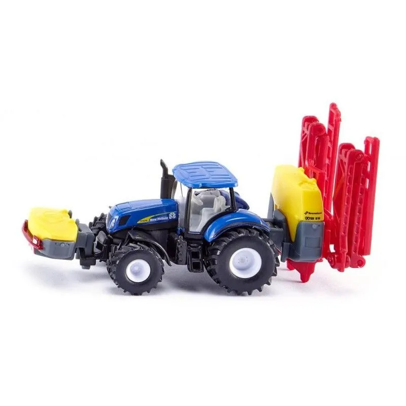 Traktor New Holland z opryskiwaczem