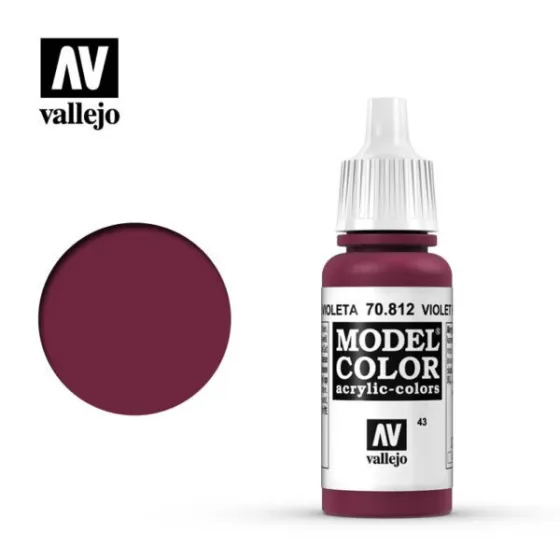 Vallejo 70812 Violet Red MC043 17ml