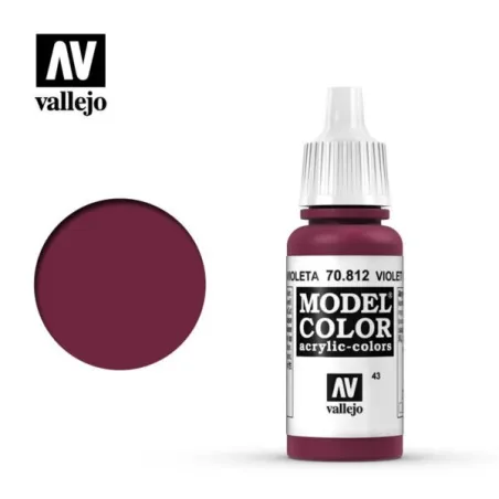Vallejo 70812 Violet Red MC043 17ml