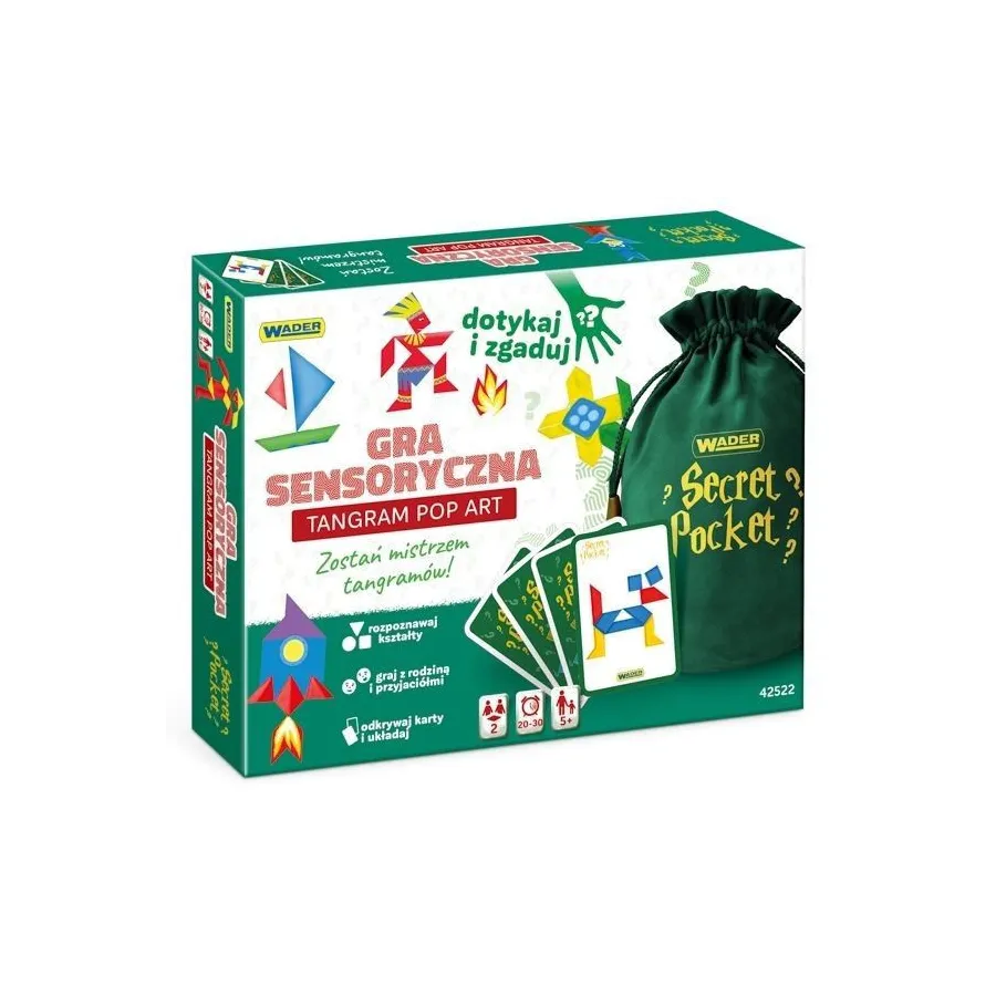 Gra sensoryczna - Tangram Pop Art