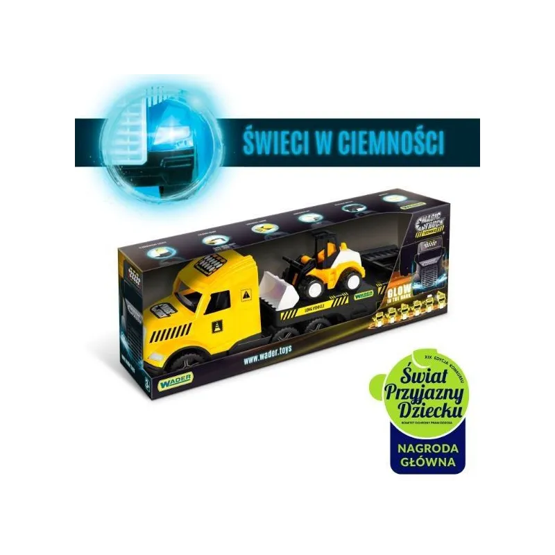 Pojazd Magic Truck Technic - Laweta ze spychaczem