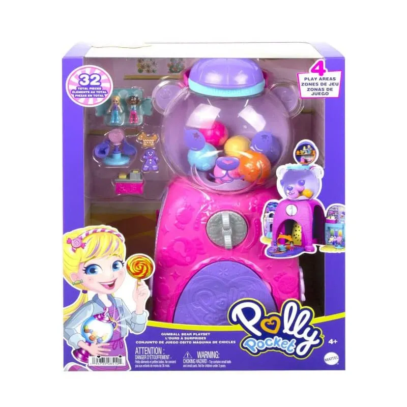 Zestaw figurek Polly Pocket Miś Automacik Superniespodzianki HJG28
