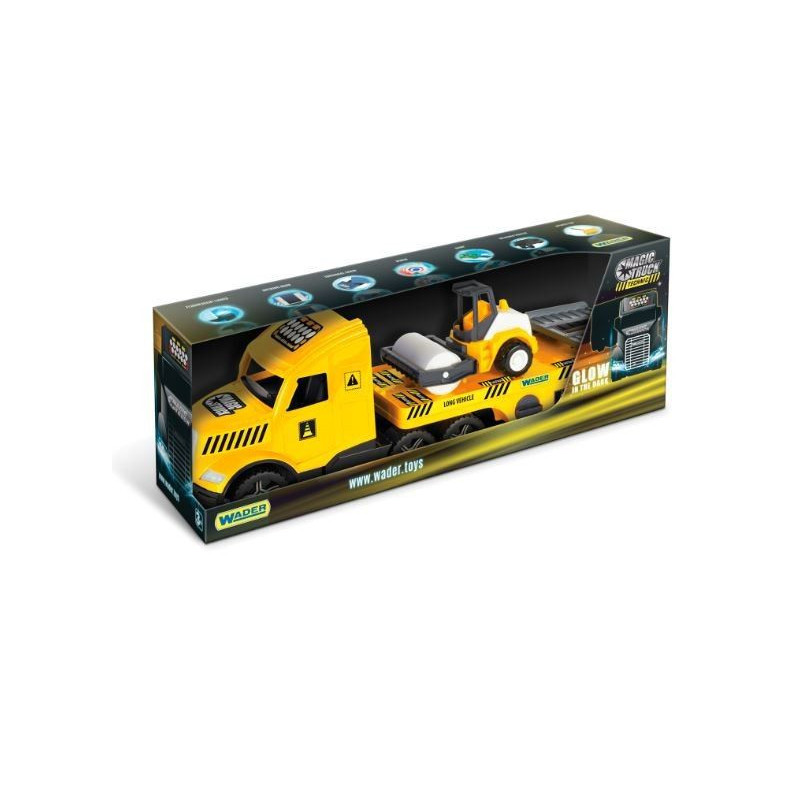 Pojazd Magic Truck Technic Laweta z walcem