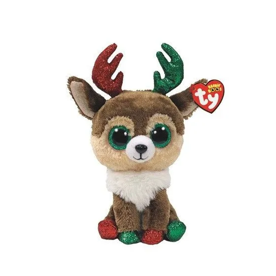 Maskotka TY Renifer Kinley 15 cm