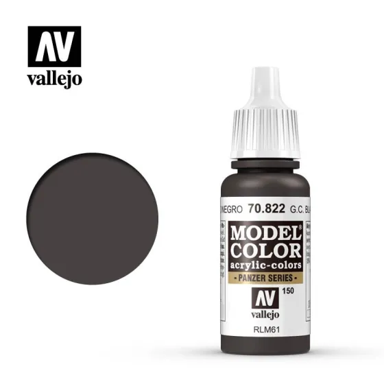 Vallejo 70822 German Camo Black Brown MC150 17ml