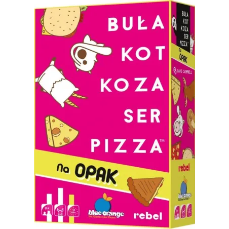 Gra Buła Kot Koza Ser Pizza - Na opak