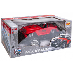 Auto RC rock crawler czerwone