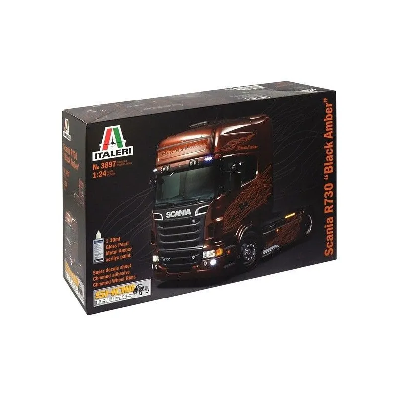 ITALERI Scania R730 Black Amber