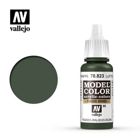 Vallejo 70823 Luftwaffe Camo Green MC086 17ml