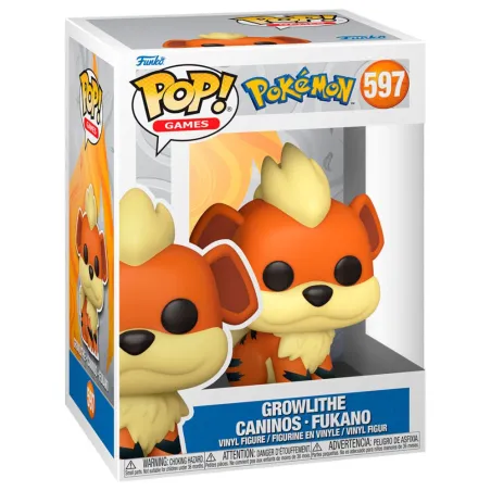 Figurka Funko POP Games: Pokemon Growlithe Caninos Fukano nr 597