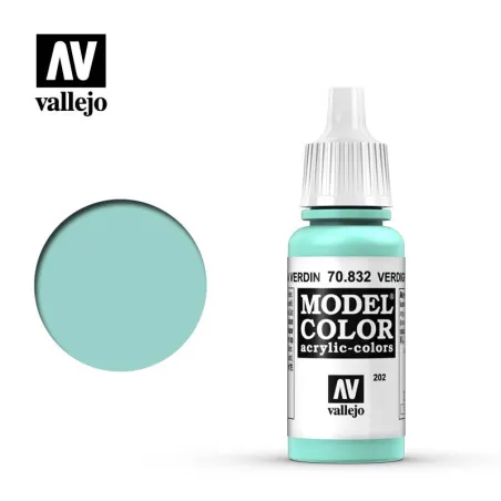 Vallejo 70832 Verdigris Glaze MC202 17ml