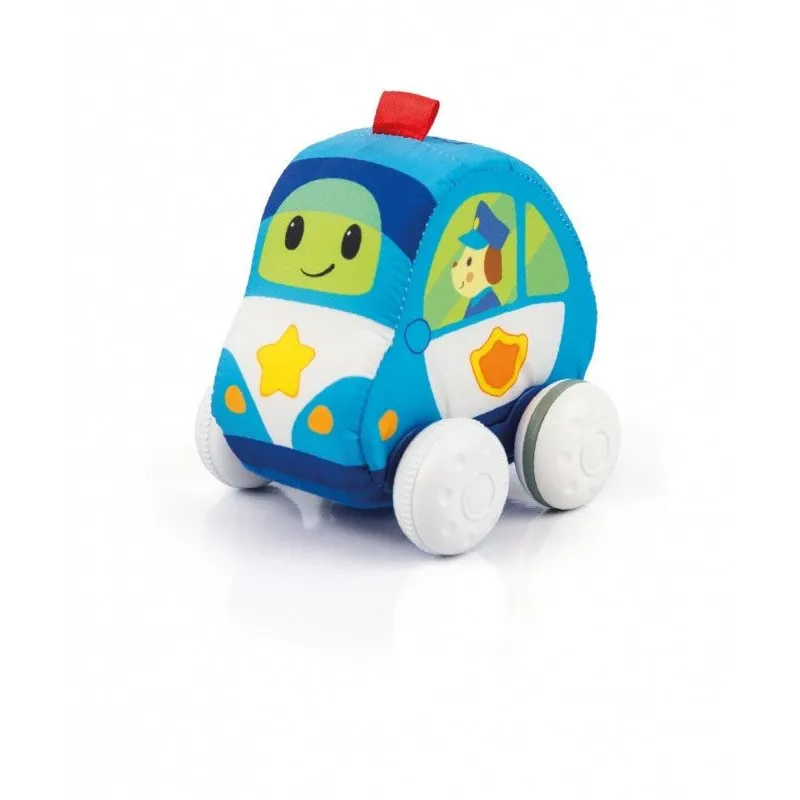 Miękkie auto Push and Go Niebieskie