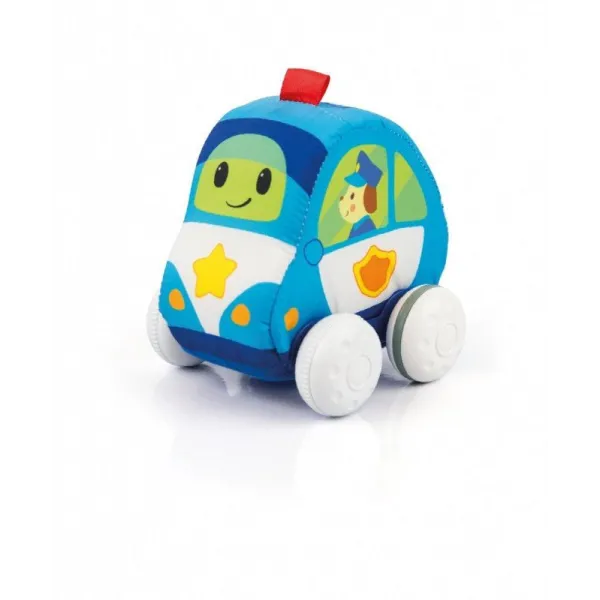 Miękkie auto Push and Go Niebieskie