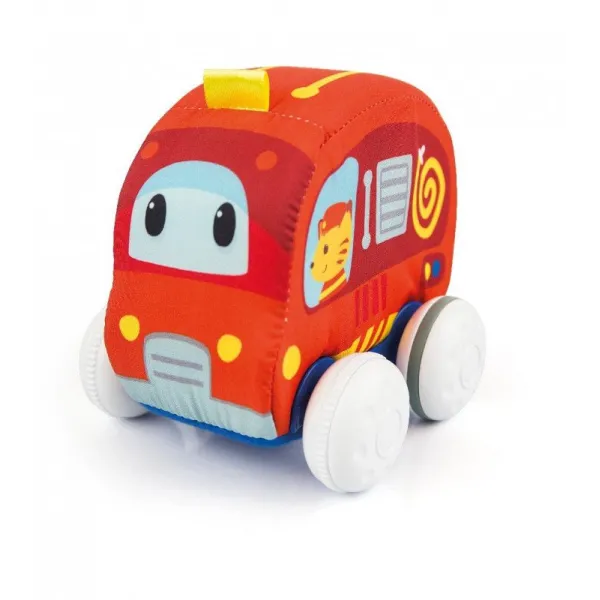Miękkie autko Push and Go Czerwone