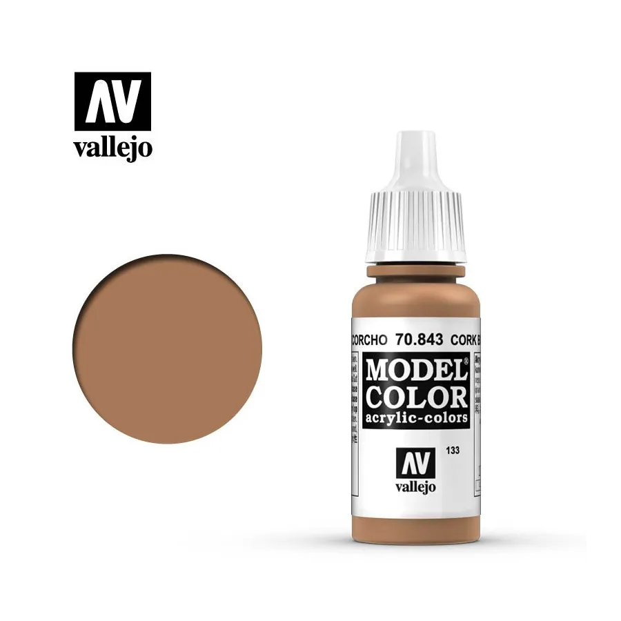 Vallejo 70843 Cork Brown MC133 17ml