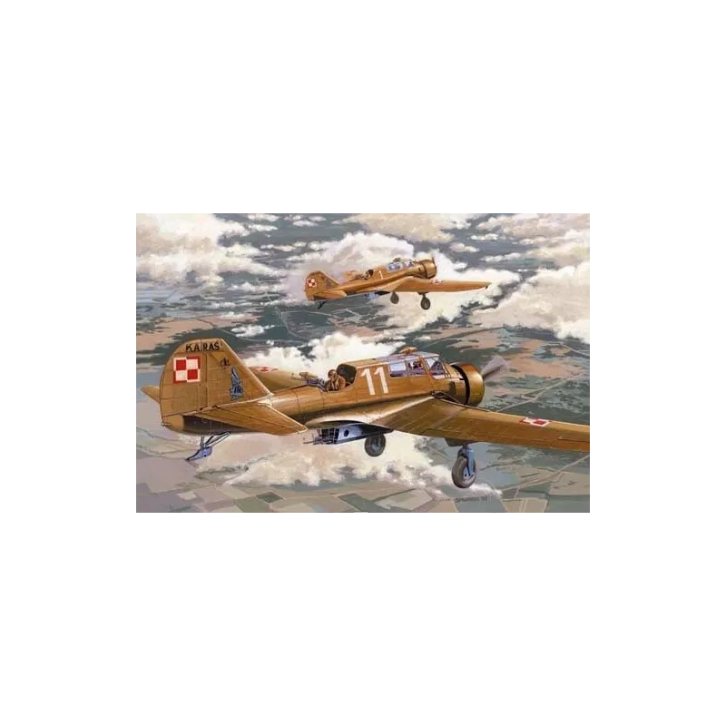 Model plastikowy PZL-23A Karas Early Version