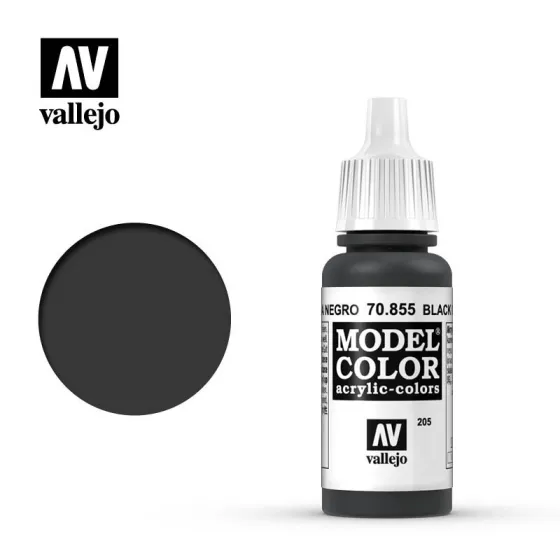 Vallejo 70855 Black Glaze MC205 17ml