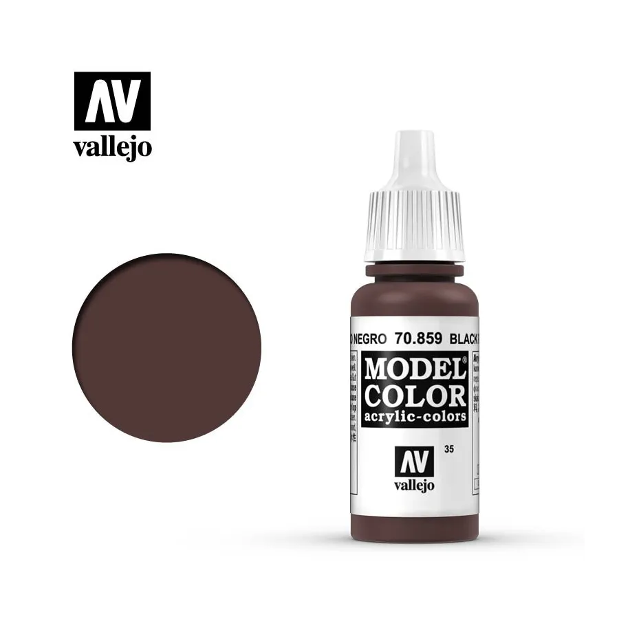 Vallejo 70859 Black Red (Cadmium brown) MC035 17ml