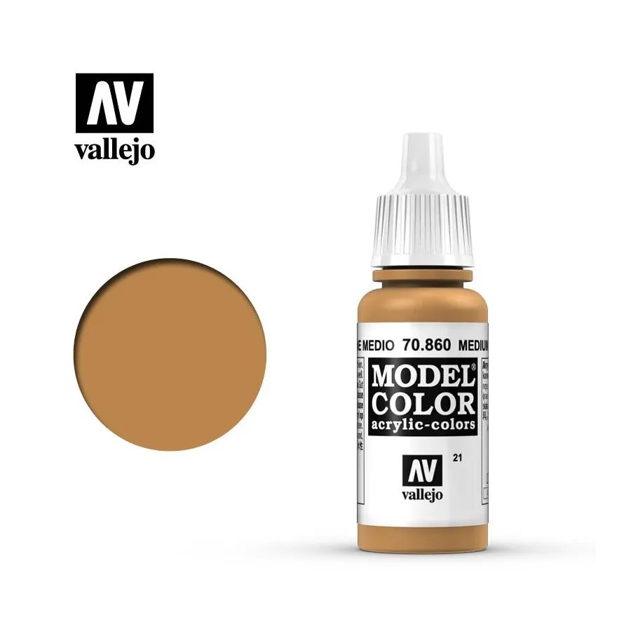 Vallejo 70860 Medium Flesh Tone MC021 17ml