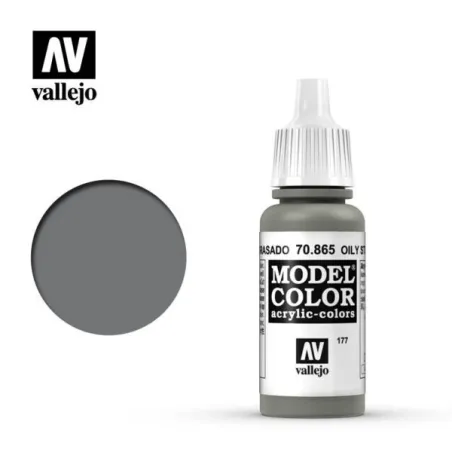Vallejo 70865 Oily Steel MC177 17ml