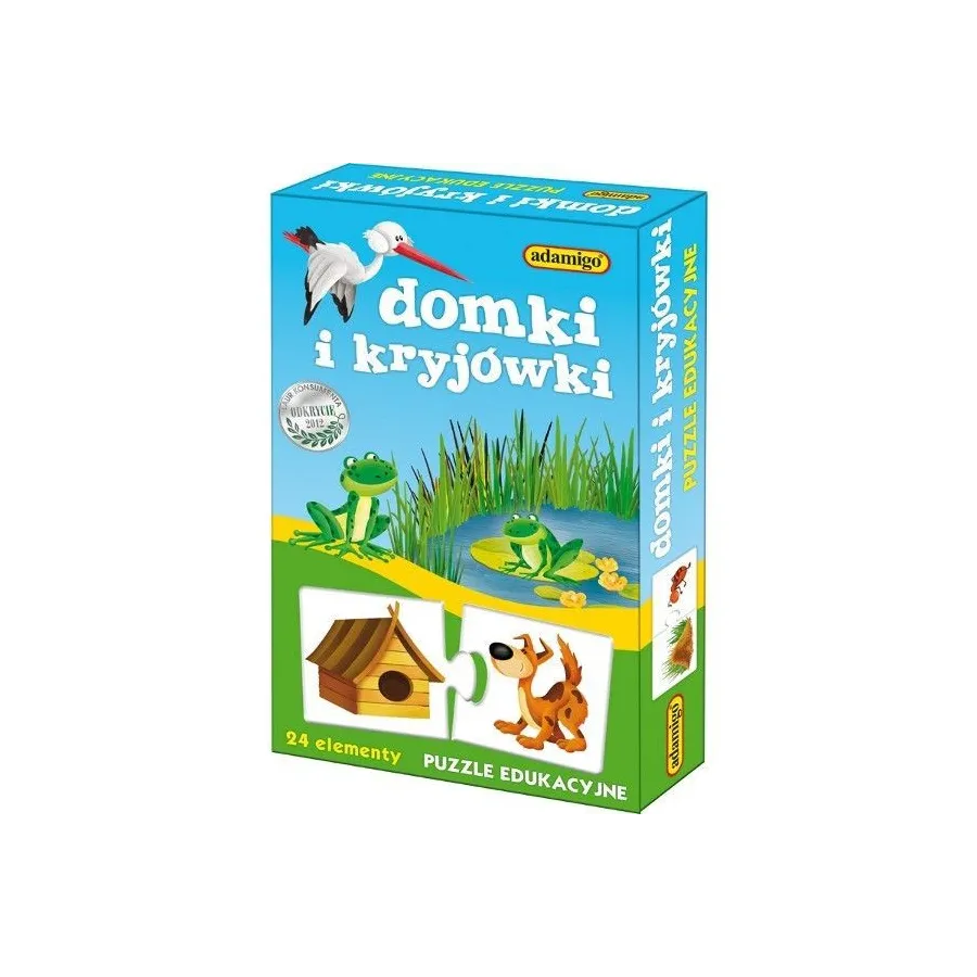Puzzle Edukacyjne - Domki i Kryjówki
