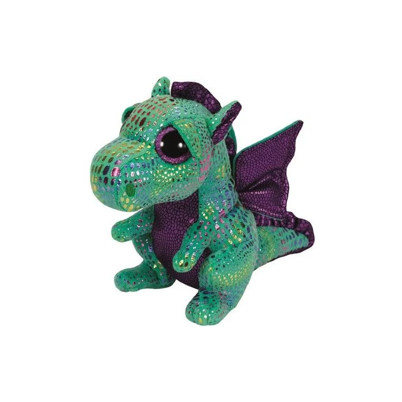 Maskotka TY Beanie Boos Cinder - Zielony smok, 24 cm