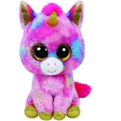 Maskotka Kolorowy jednorożec TY Beanie Boos Fantasia 15 cm