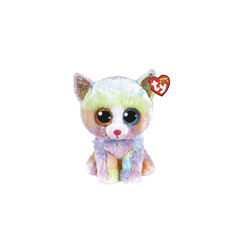 Maskotka TY Beanie Boos - Kot Heather 15 cm