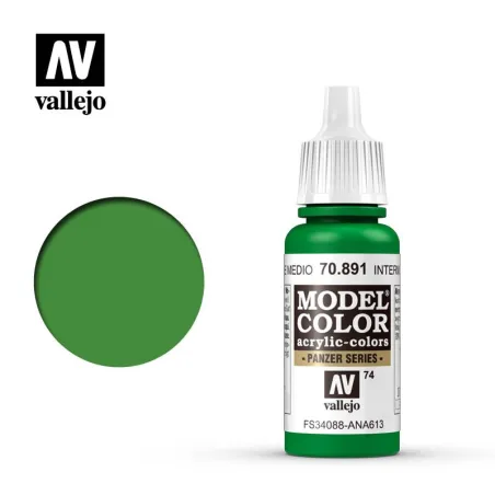 Vallejo 70891 Intermediate Green MC074 17ml