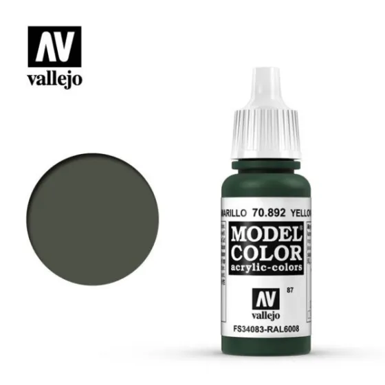 Vallejo 70892 Yellow Olive MC087 17ml