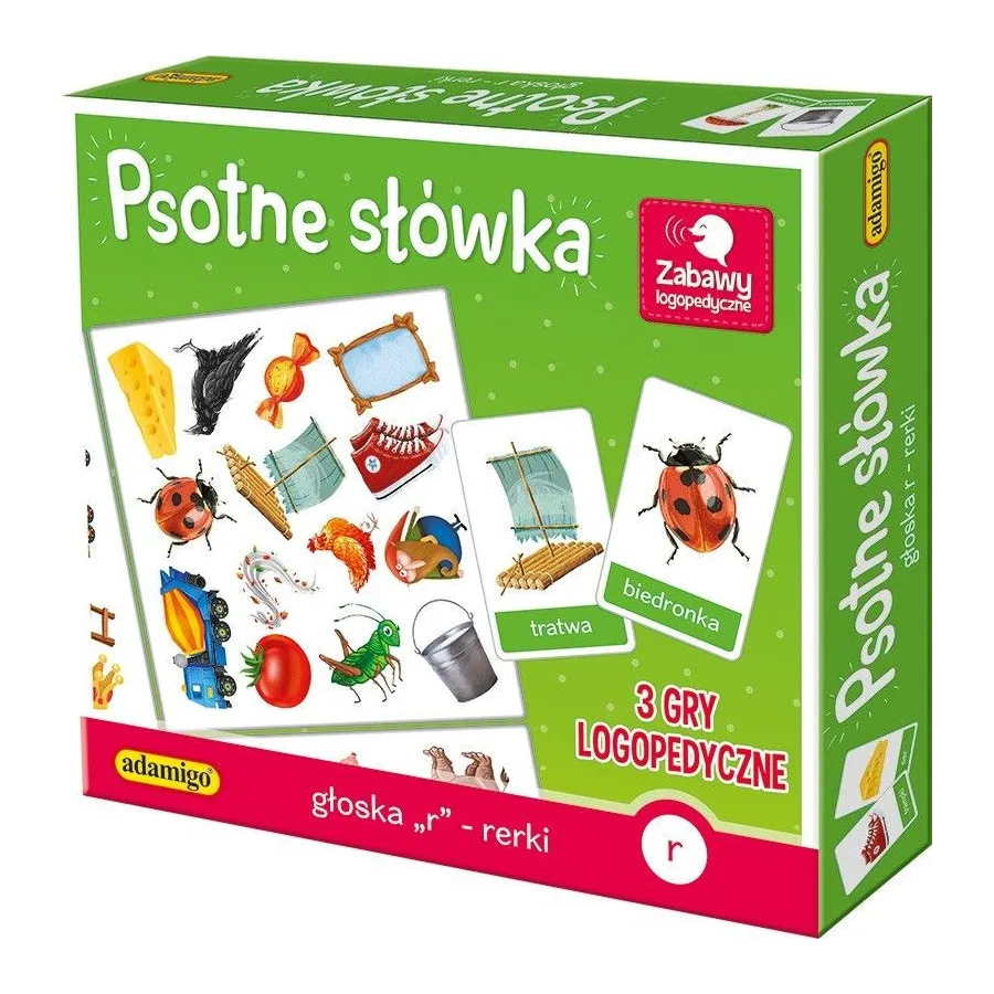 Gra Psotne słówka - głoska R-rerki