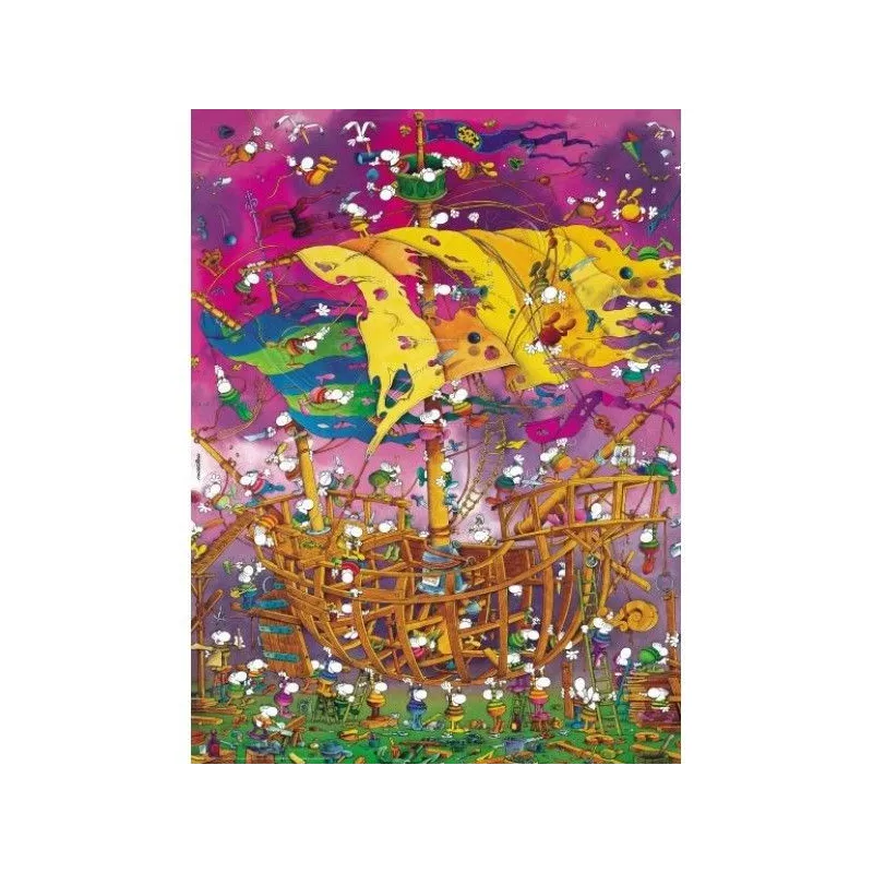 Puzzle 1500 elementów Uratujmy statek