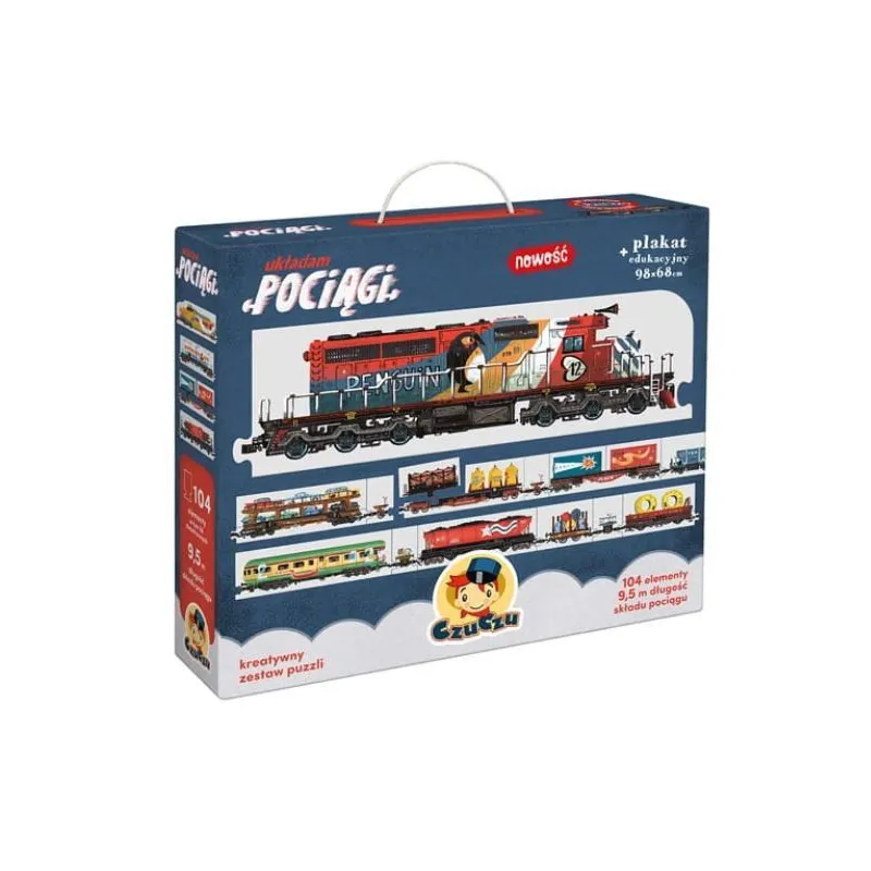 Puzzle Układam pociągi