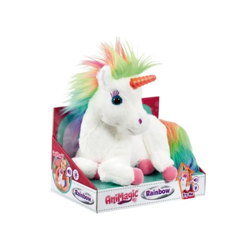 Maskotka interaktywna Animagic Rainbow My Glowing Unicorn Jednorożec