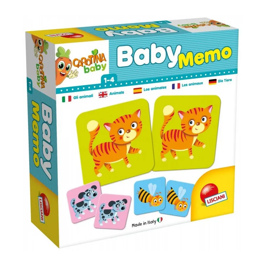 Gra Carotina Baby Memoria zwierzęta