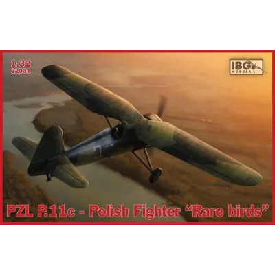 Model do sklejania IBG PZL P.11c Polish Fighter Rare Birds