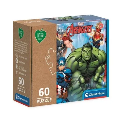 Puzzle 60 elementów Play For Future - Avengers