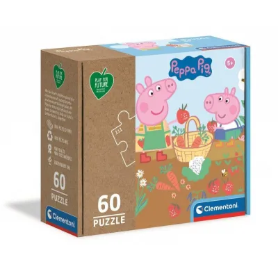Puzzle 60 elementów Play For Future Świnka Peppa