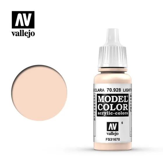 Vallejo 70928 Light Flesh MC006 17ml