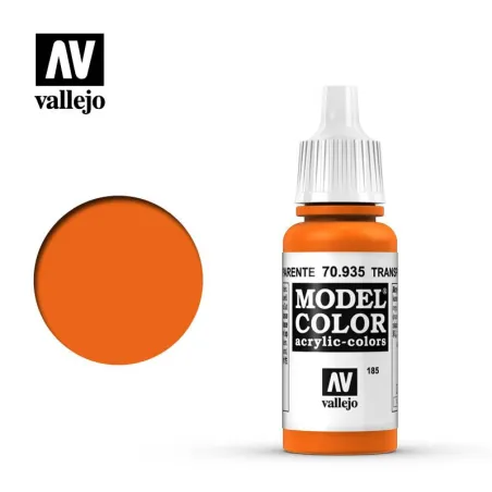 Vallejo 70935 Transparent Orange MC185 17ml