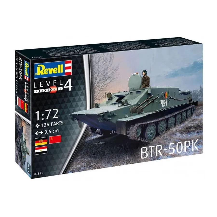 Model do sklejania Pojazd 1/72 BTR - 50PK