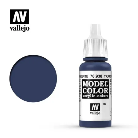 Vallejo 70938 Transparent Blue MC187 17ml